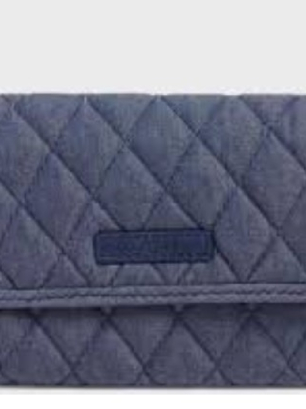 Vera Bradley Quilted Denim Card Holder